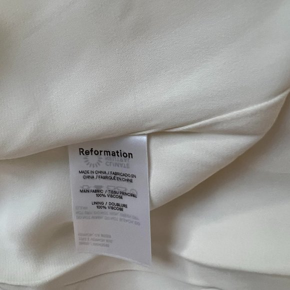 Reformation Bess Dress in Ivory - Picture 7 of 16